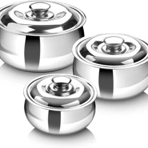 Casserole Dish Set of 3 with Lids