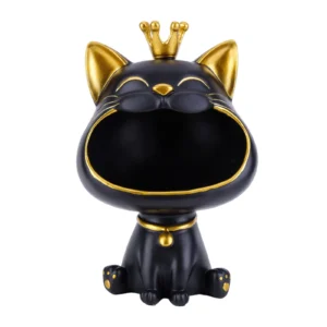 Laughing Cat, Lucky Cat Statue Creative Big Mouths