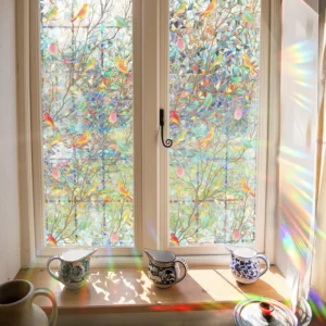 Rainbow Bird, Prismatic Window Film