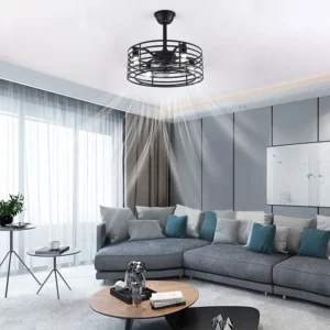 Fan Pendant Light Dbc-13 Black