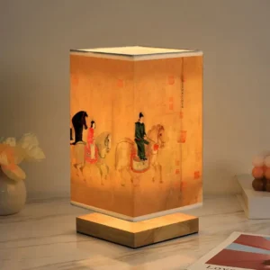 Chinese Landscape Table Lamp