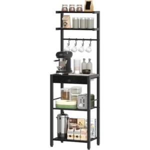 Bakers Rack, 5-Tier Coffee Bar Station