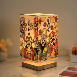 Chinese Landscape Table Lamp