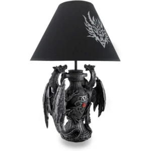 Medieval Dragon Resin Table Lamp