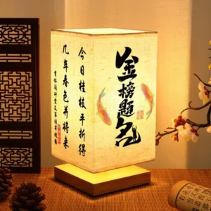 Chinese Landscape Table Lamp