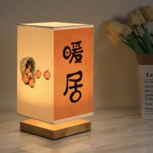 Chinese Landscape Table Lamp