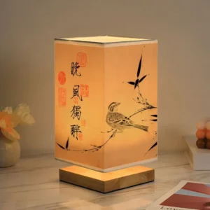 Chinese Landscape Table Lamp